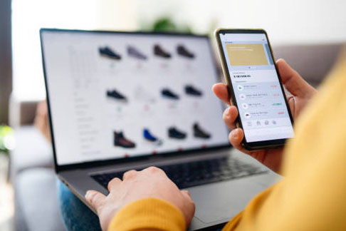 Website Design on Laptop and Phone